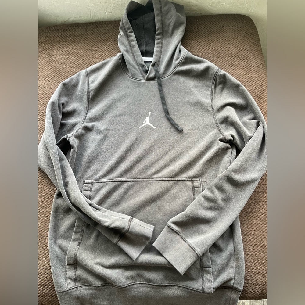 Grey Jordan brand hoodie unisex